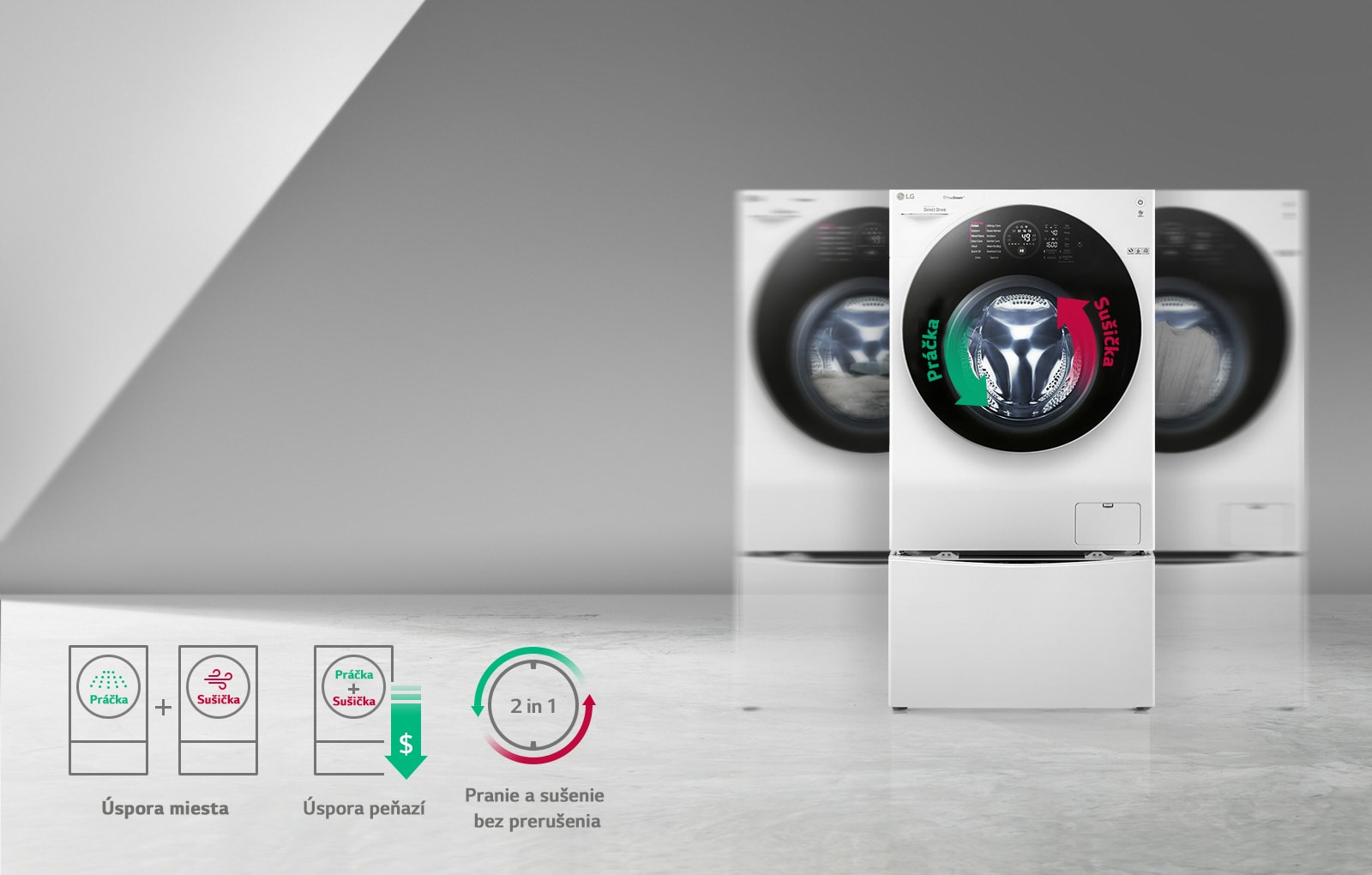 Práčka a sušička v jednom <br>1